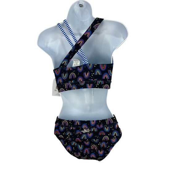 Uglies By Dolfin Swimwear Rainbow Print Two Piece Swimsuit Size S Stylish - Picture 4 of 10